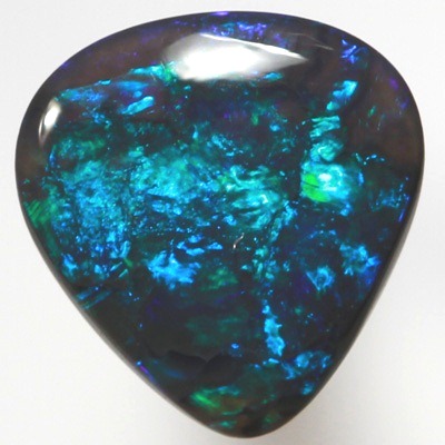 SOLID BLACK OPAL Very rich and bright gemmy colours